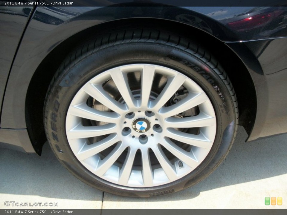 2011 BMW 7 Series 750Li xDrive Sedan Wheel and Tire Photo #51115181