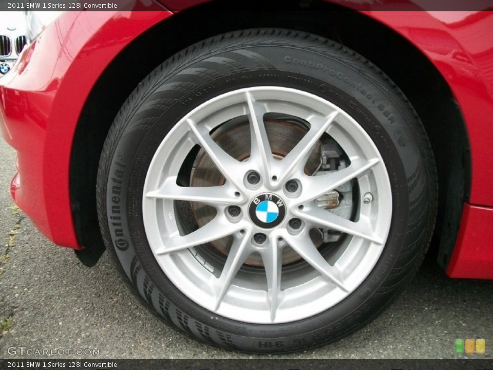 2011 BMW 1 Series 128i Convertible Wheel and Tire Photo #51118616