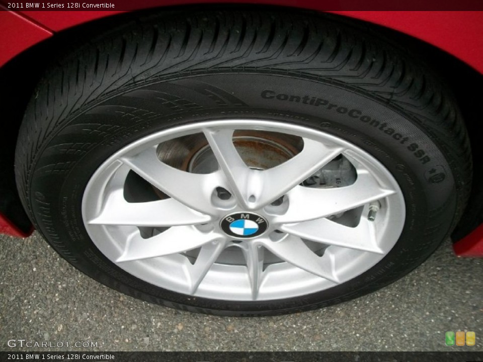 2011 BMW 1 Series 128i Convertible Wheel and Tire Photo #51118628