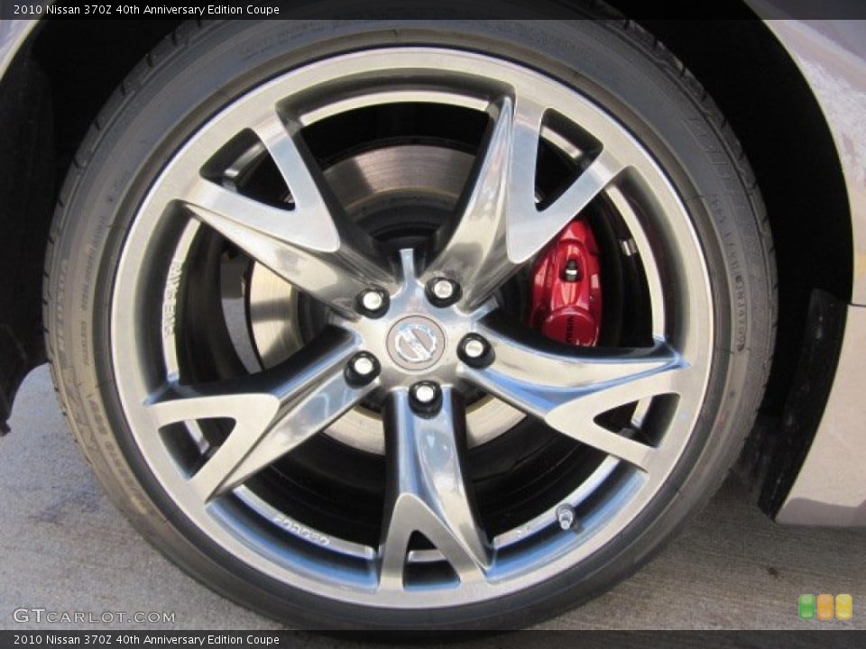2010 Nissan 370Z 40th Anniversary Edition Coupe Wheel and Tire Photo #51120822