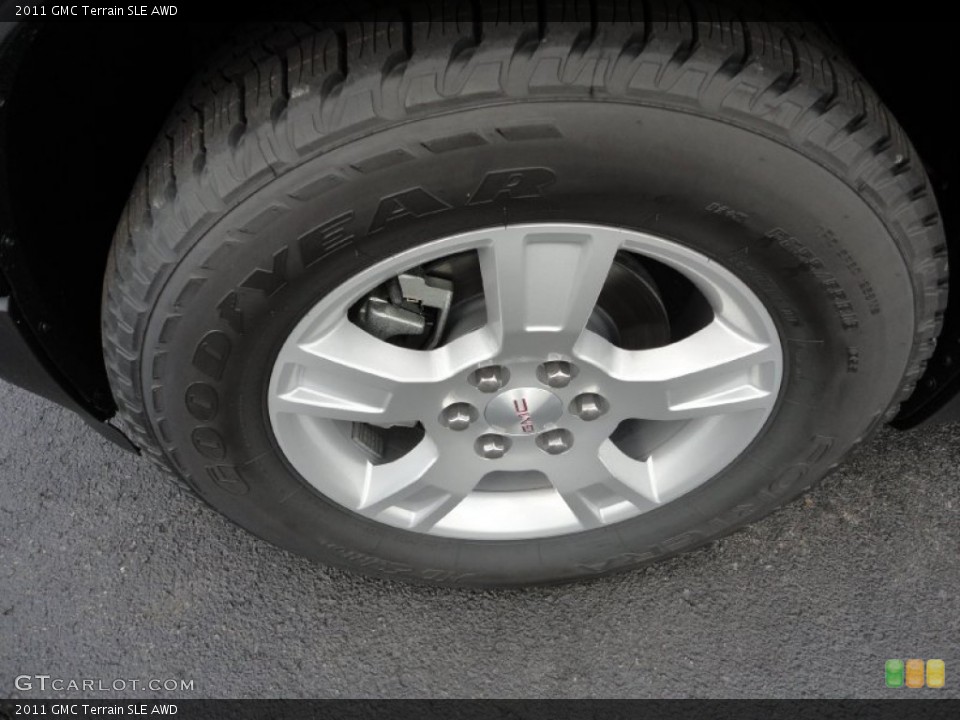2011 GMC Terrain SLE AWD Wheel and Tire Photo #51129537