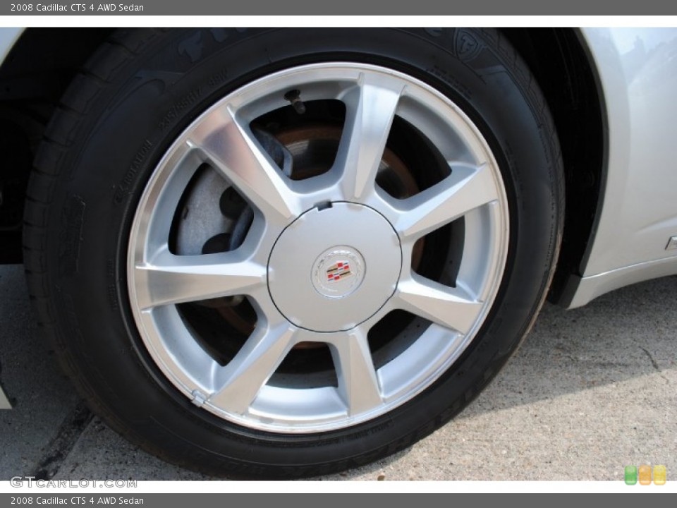 2008 Cadillac CTS 4 AWD Sedan Wheel and Tire Photo #51130776