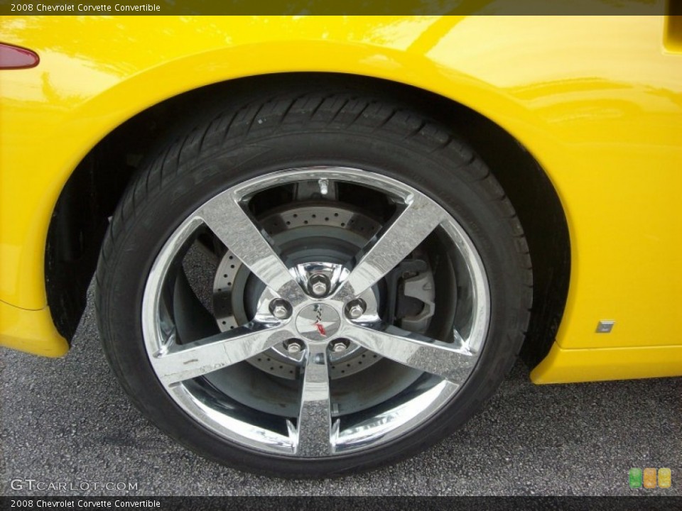 2008 Chevrolet Corvette Convertible Wheel and Tire Photo #51135095