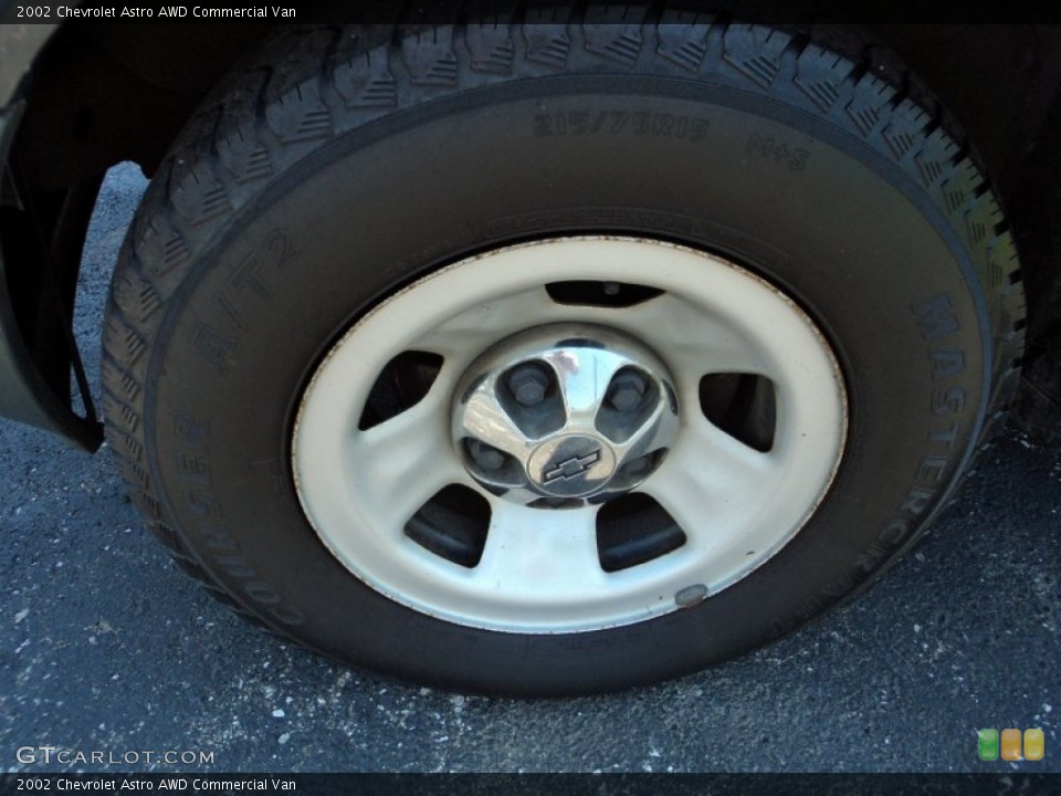 2002 Chevrolet Astro AWD Commercial Van Wheel and Tire Photo #51142370