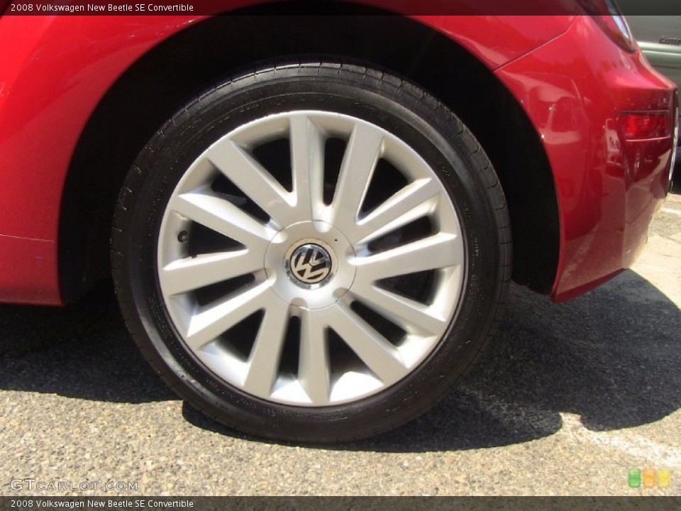 2008 Volkswagen New Beetle SE Convertible Wheel and Tire Photo #51152237