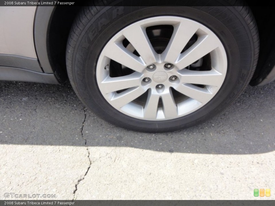 2008 Subaru Tribeca Limited 7 Passenger Wheel and Tire Photo #51152393