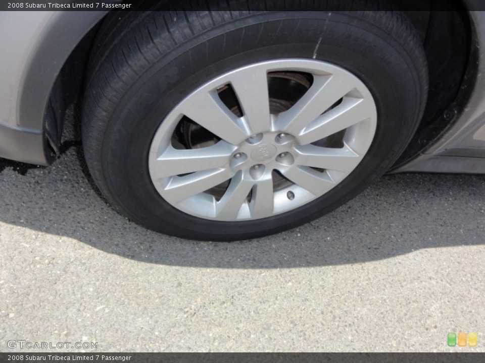 2008 Subaru Tribeca Limited 7 Passenger Wheel and Tire Photo #51152405