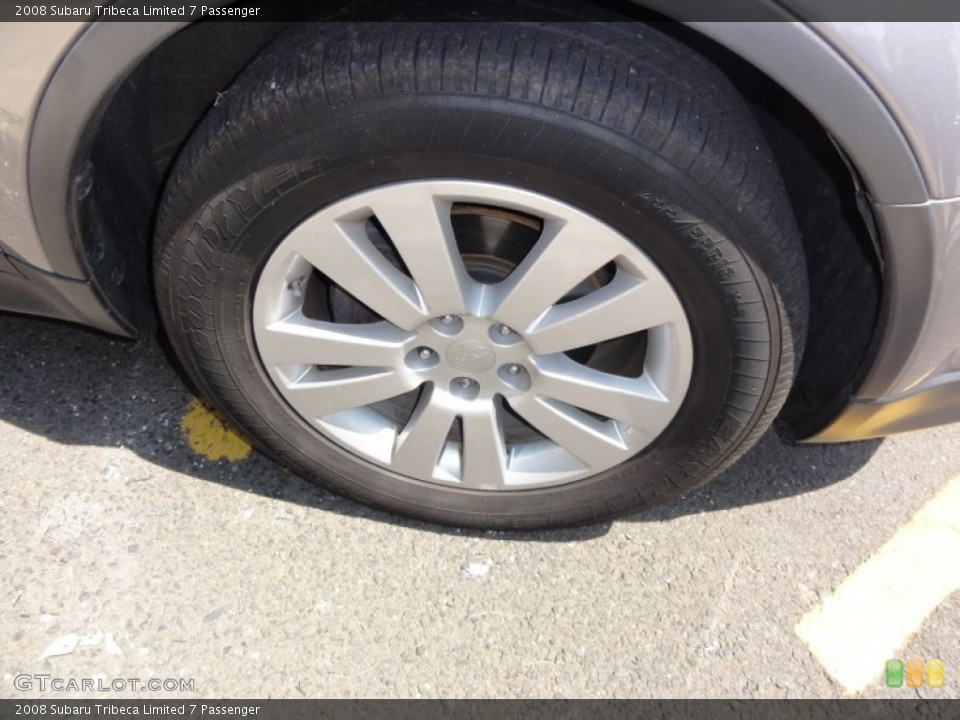 2008 Subaru Tribeca Limited 7 Passenger Wheel and Tire Photo #51152417