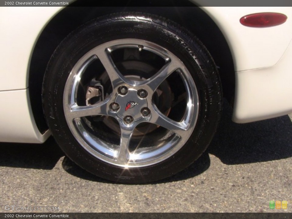 2002 Chevrolet Corvette Convertible Wheel and Tire Photo #51154040
