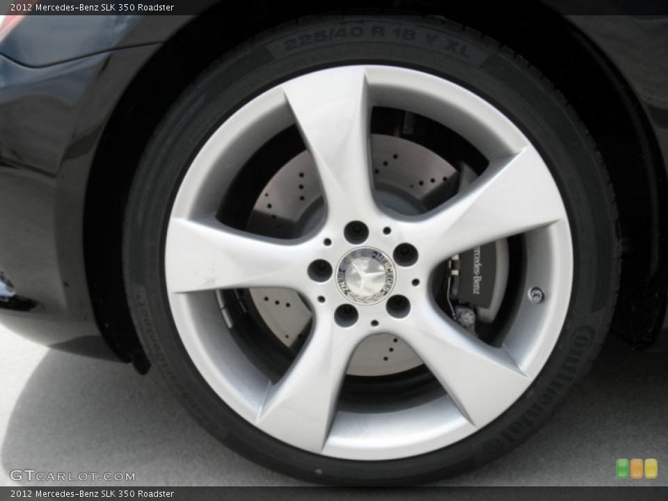 2012 Mercedes-Benz SLK 350 Roadster Wheel and Tire Photo #51156407