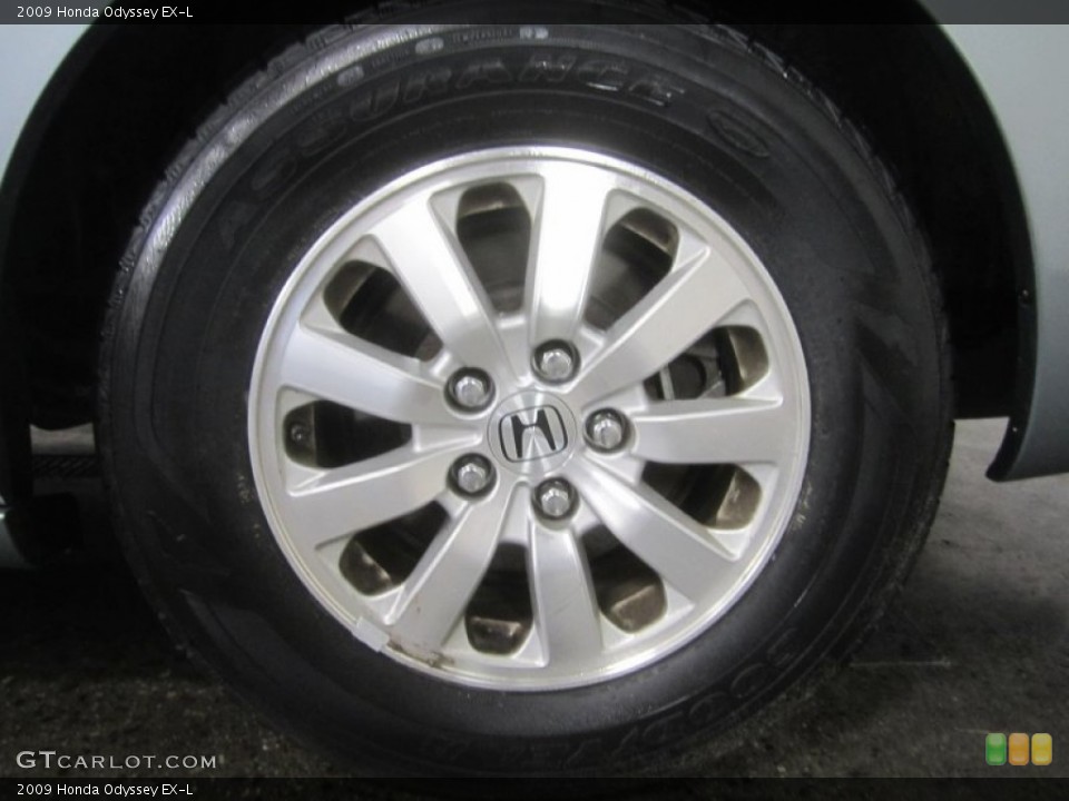 2009 Honda Odyssey EX-L Wheel and Tire Photo #51169452