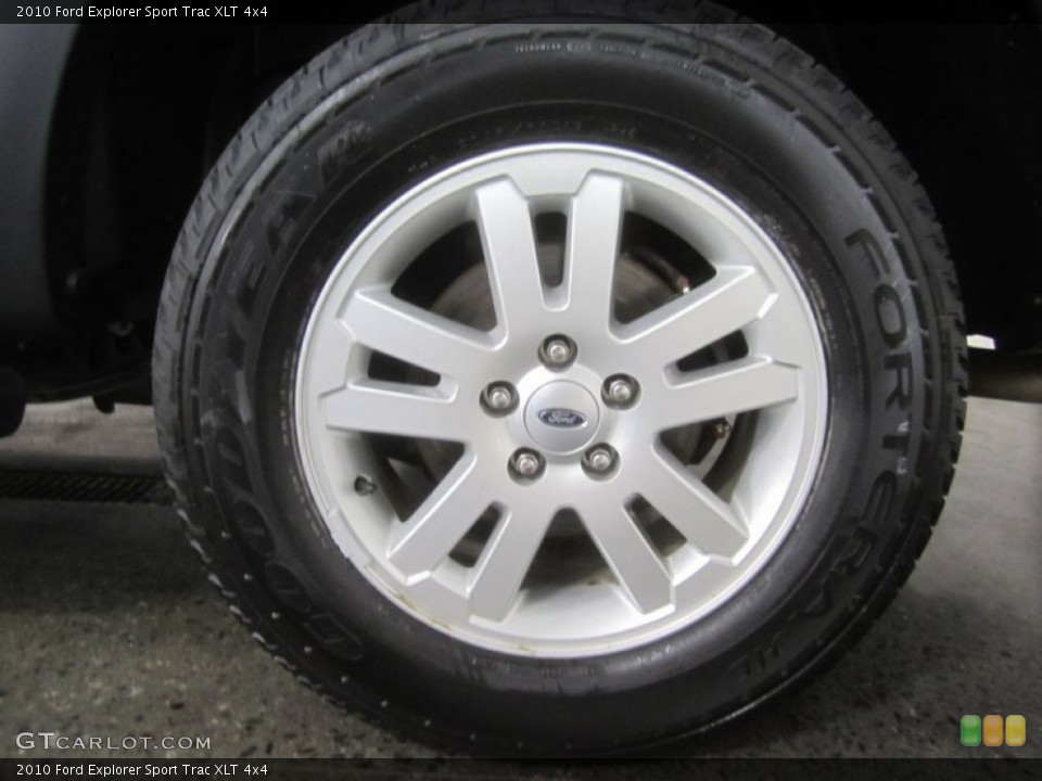 2010 Ford Explorer Sport Trac XLT 4x4 Wheel and Tire Photo #51170001