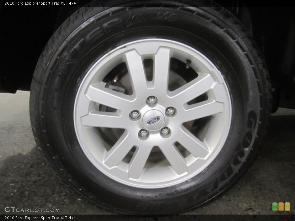 2010 Ford Explorer Sport Trac XLT 4x4 Wheel and Tire Photo #51170166