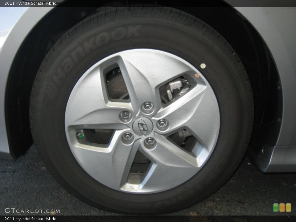 2011 Hyundai Sonata Hybrid Wheel and Tire Photo #51173175