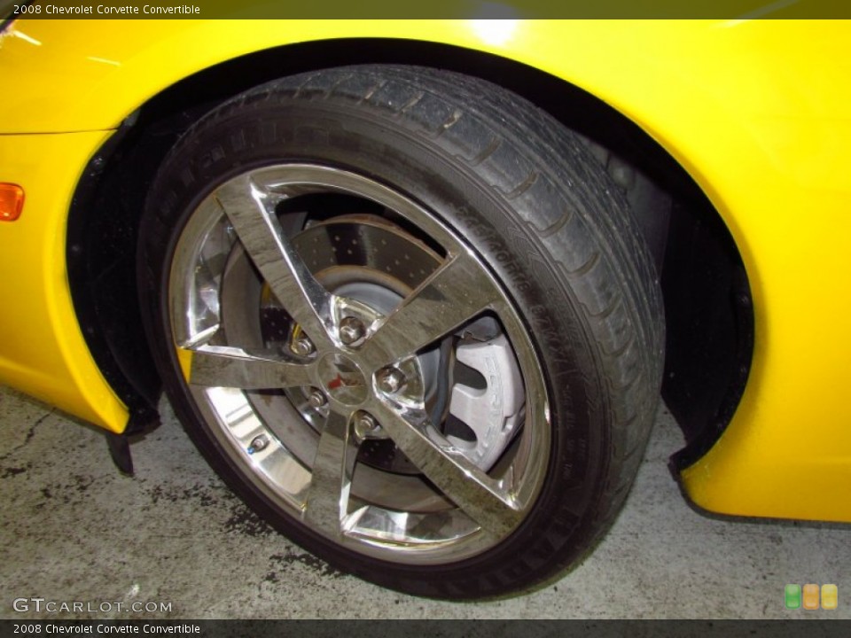 2008 Chevrolet Corvette Convertible Wheel and Tire Photo #51174909
