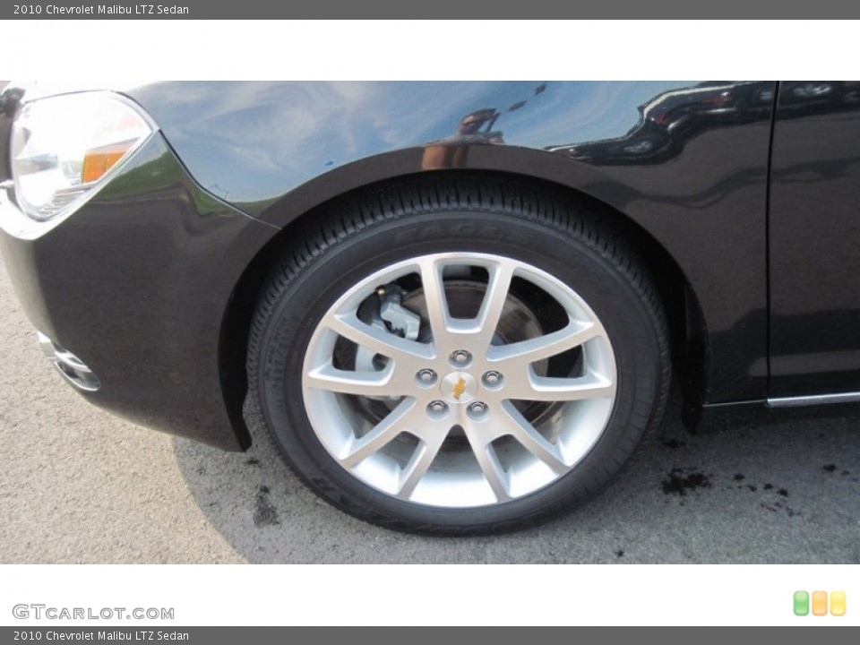 2010 Chevrolet Malibu LTZ Sedan Wheel and Tire Photo #51178839