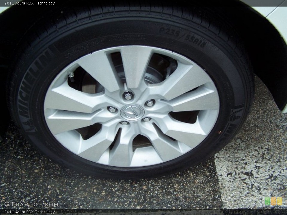 2011 Acura RDX Technology Wheel and Tire Photo #51183174