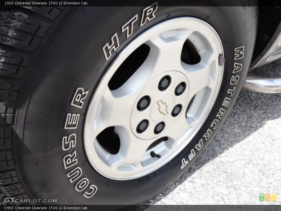 2003 Chevrolet Silverado 1500 LS Extended Cab Wheel and Tire Photo #51190936