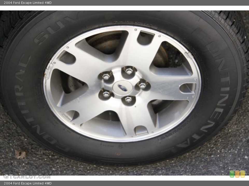 2004 Ford Escape Limited 4WD Wheel and Tire Photo #51194584