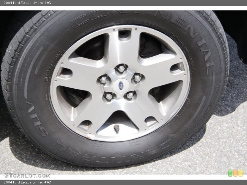 2004 Ford Escape Limited 4WD Wheel and Tire Photo #51194614