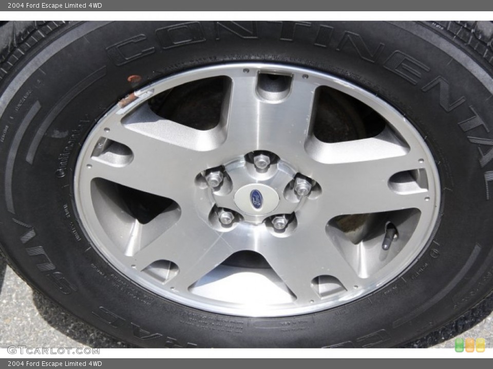 2004 Ford Escape Limited 4WD Wheel and Tire Photo #51194629