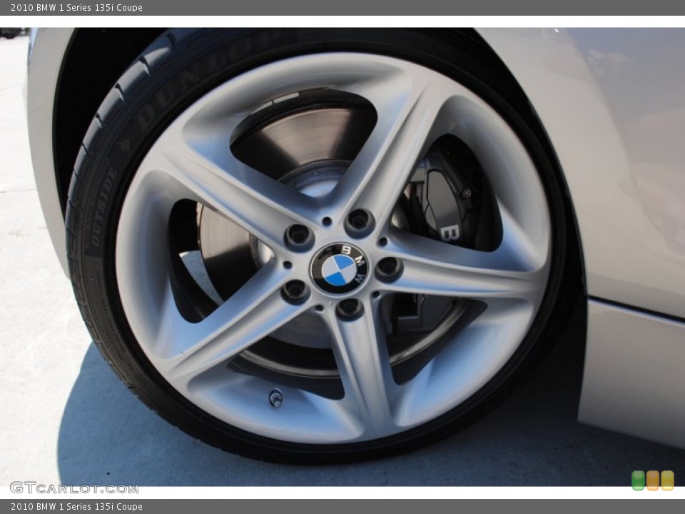 2010 BMW 1 Series 135i Coupe Wheel and Tire Photo #51194932