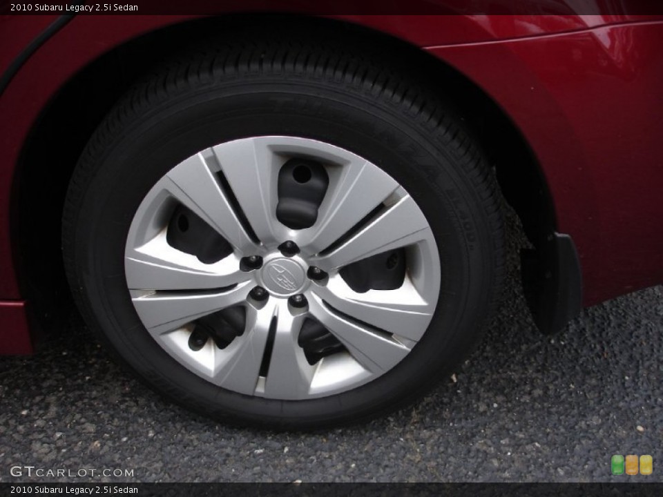 2010 Subaru Legacy 2.5i Sedan Wheel and Tire Photo #51216194