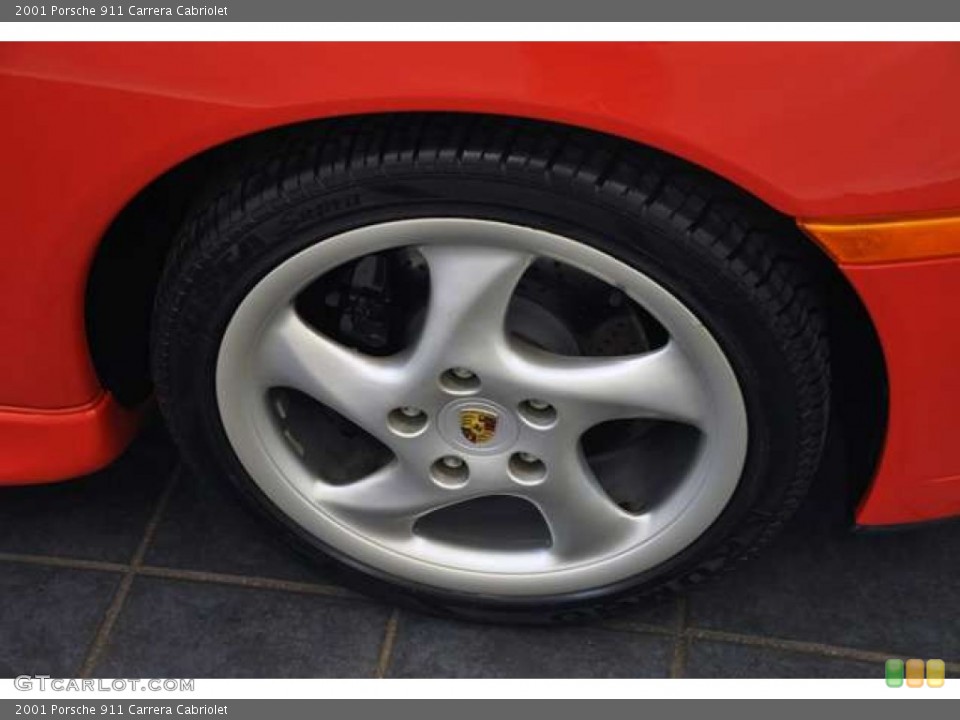 2001 Porsche 911 Carrera Cabriolet Wheel and Tire Photo #51217484