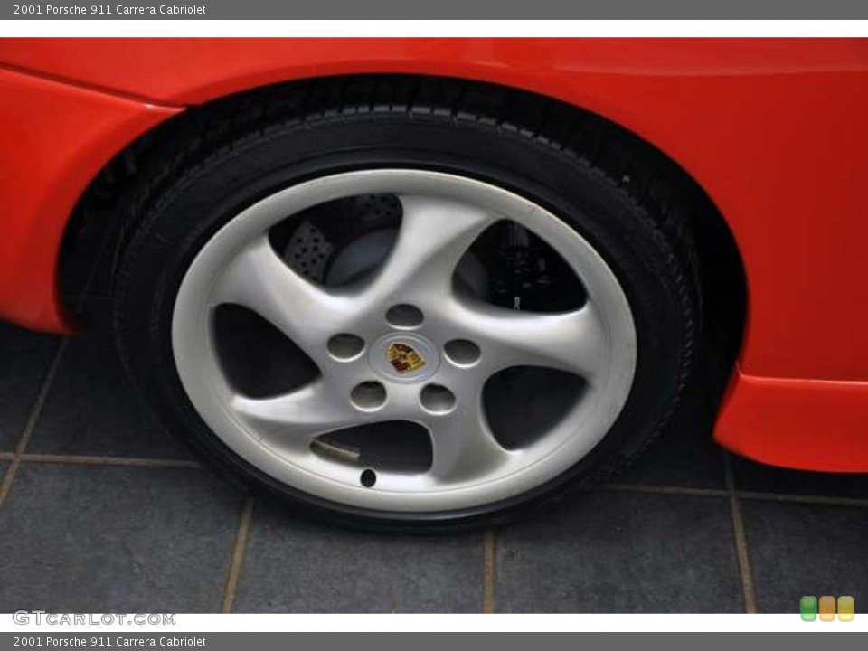 2001 Porsche 911 Carrera Cabriolet Wheel and Tire Photo #51217499
