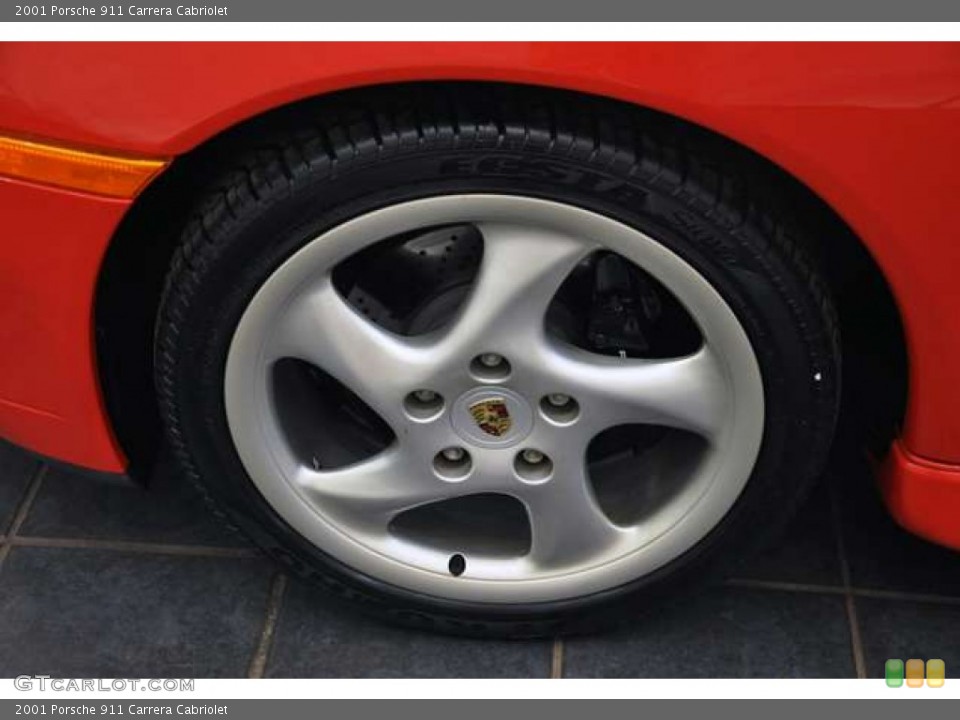 2001 Porsche 911 Carrera Cabriolet Wheel and Tire Photo #51217526