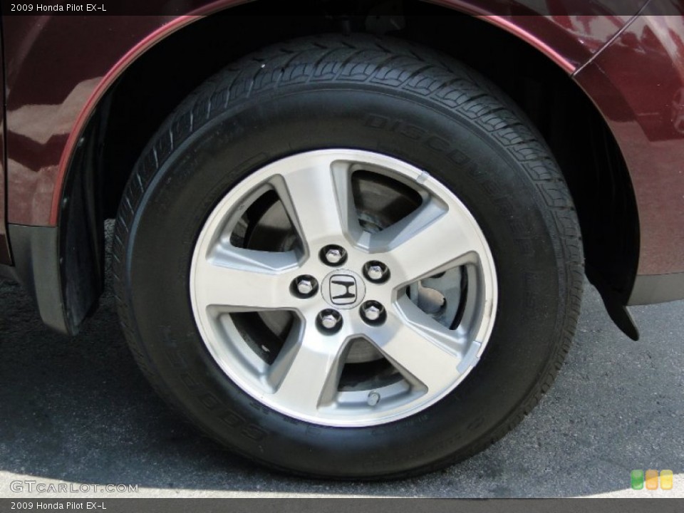 2009 Honda Pilot EX-L Wheel and Tire Photo #51220436