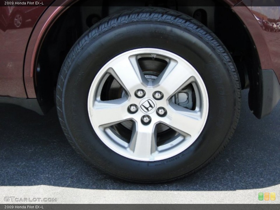 2009 Honda Pilot EX-L Wheel and Tire Photo #51220466