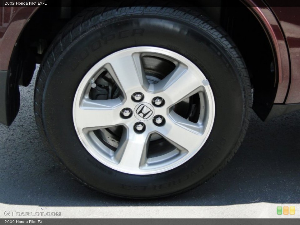 2009 Honda Pilot EX-L Wheel and Tire Photo #51220499