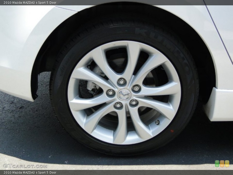 2010 Mazda MAZDA3 s Sport 5 Door Wheel and Tire Photo #51221081