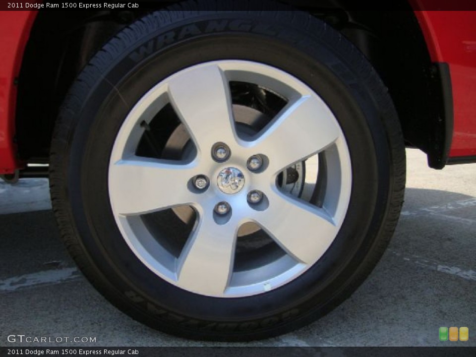 2011 Dodge Ram 1500 Express Regular Cab Wheel and Tire Photo #51221399