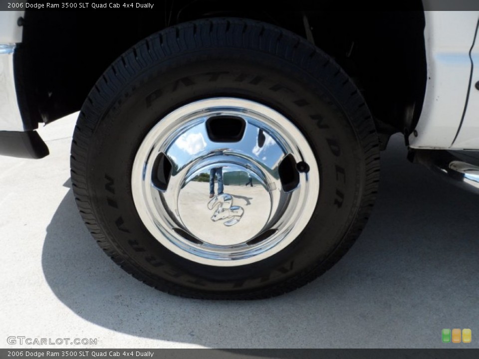 2006 Dodge Ram 3500 SLT Quad Cab 4x4 Dually Wheel and Tire Photo #51224291