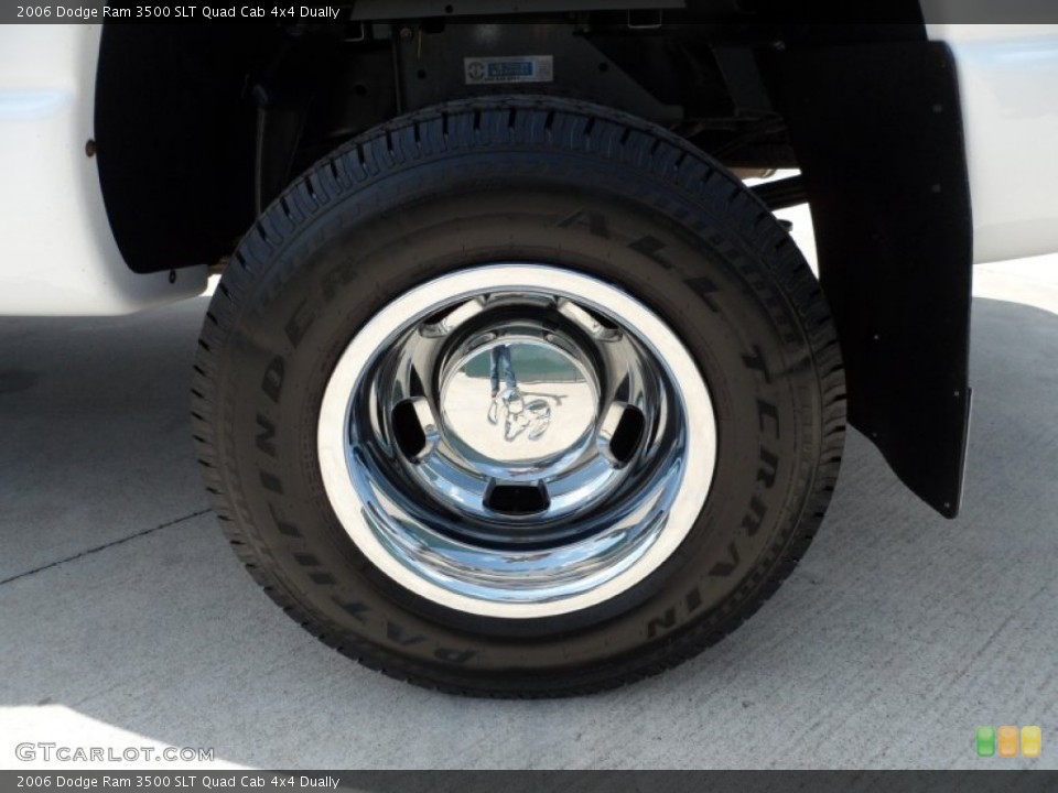 2006 Dodge Ram 3500 SLT Quad Cab 4x4 Dually Wheel and Tire Photo #51224303