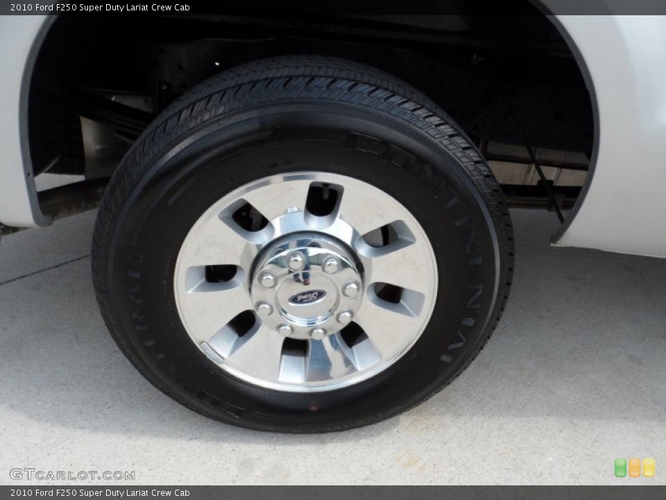2010 Ford F250 Super Duty Lariat Crew Cab Wheel and Tire Photo #51227210