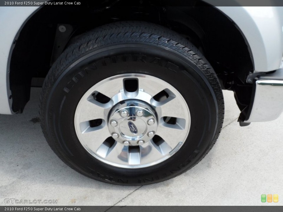 2010 Ford F250 Super Duty Lariat Crew Cab Wheel and Tire Photo #51227219