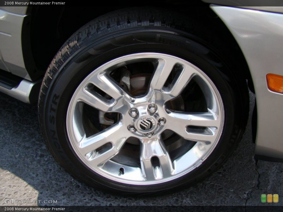 2008 Mercury Mountaineer Premier Wheel and Tire Photo #51238013