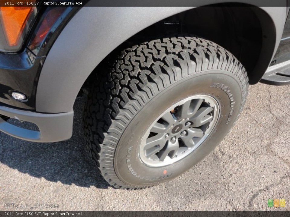 2011 Ford F150 SVT Raptor SuperCrew 4x4 Wheel and Tire Photo #51241097