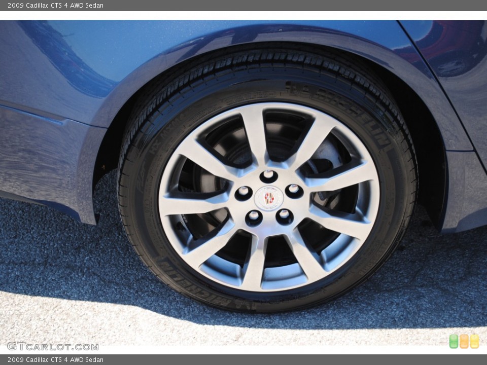 2009 Cadillac CTS 4 AWD Sedan Wheel and Tire Photo #51247034