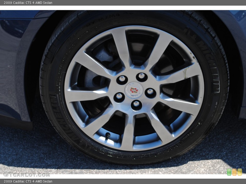 2009 Cadillac CTS 4 AWD Sedan Wheel and Tire Photo #51247067