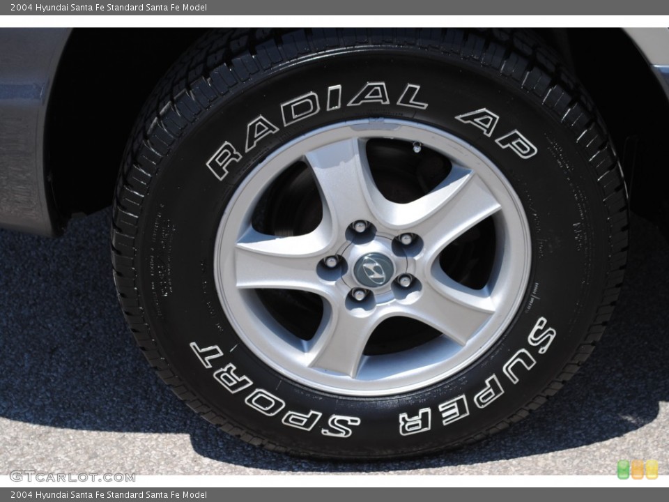 2004 Hyundai Santa Fe  Wheel and Tire Photo #51248096