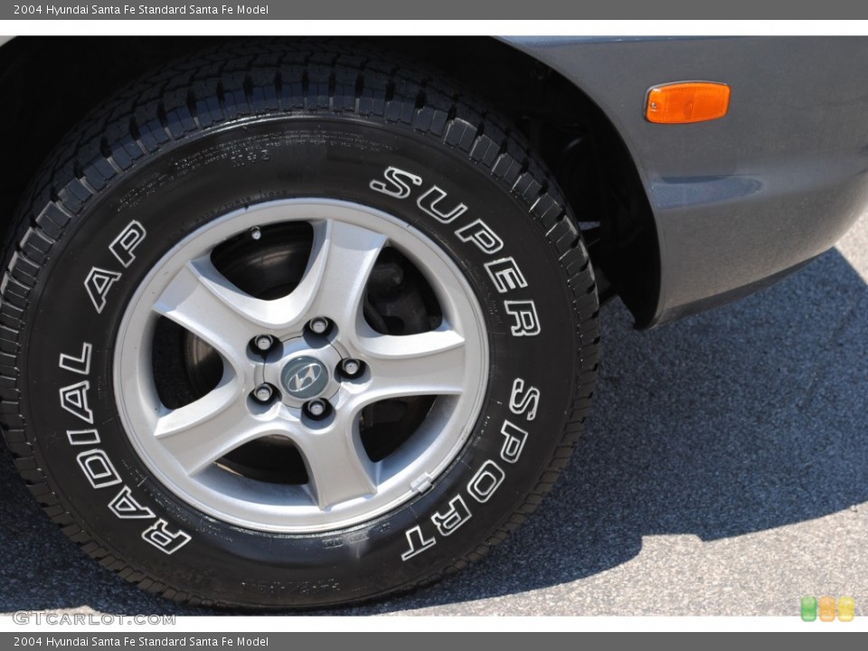 2004 Hyundai Santa Fe  Wheel and Tire Photo #51248120