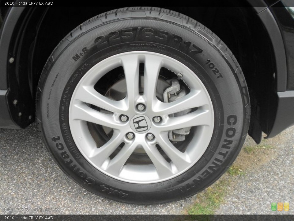 2010 Honda CR-V EX AWD Wheel and Tire Photo #51250622