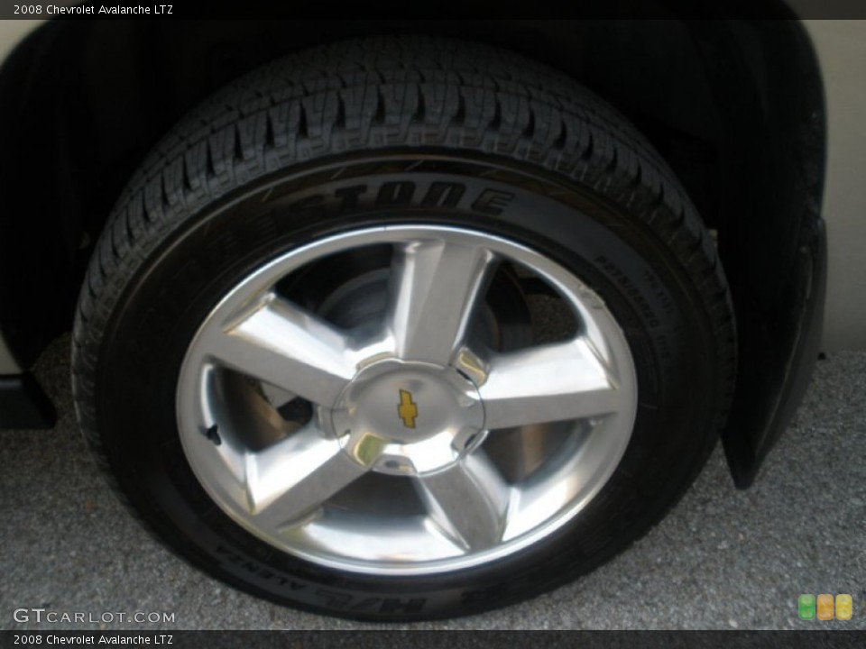 2008 Chevrolet Avalanche LTZ Wheel and Tire Photo #51250946