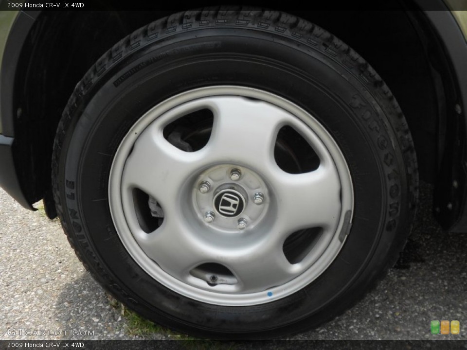 2009 Honda CR-V LX 4WD Wheel and Tire Photo #51251687