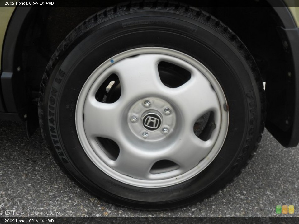 2009 Honda CR-V LX 4WD Wheel and Tire Photo #51251702