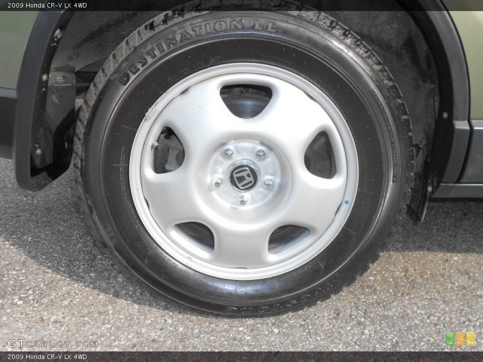 2009 Honda CR-V LX 4WD Wheel and Tire Photo #51251717